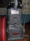 The Stevens Point Brewery's air compressor machine.